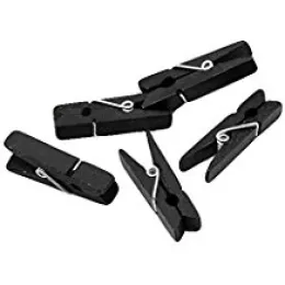 Pince à linge noir 30mm